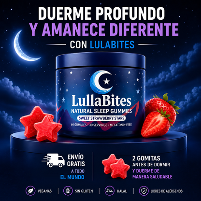LullaBites gomitas para dormir sin melatonina – envío gratis a todo el mundo